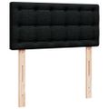 vidaXL Osmanský rám postele s matracom čierna 90x190 cm látka