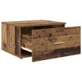 vidaXL Zásuvkový kabinet 55 x 45 x 31 cm Staré drevo