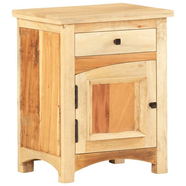 vidaXL Nočný stolík 40x30x50 cm, recyklovaný masív