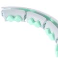 Sada masážny hula hoop HMS HHW06 zelený so závažím a počítadlom a zoštíhľujúceho pásu BR163 plus size