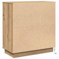 vidaXL Nočný stolík Remeselný dub 71 x 34,5 x 75 cm Kompozitné drevo