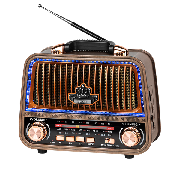 Rádio KRUGER & MATZ KM0833 analógové prenosné solárne