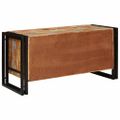 vidaXL Skriňa na topánky 90 x 38 x 45 cm Masívne recyklované drevo