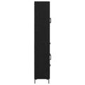vidaXL Highboard 2 ks Čierny dub 69,5 x 34 x 180 cm Kompozitné drevo
