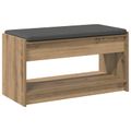 vidaXL Predsieňová lavica Remeselný Dub 83 x 38 x 45 cm