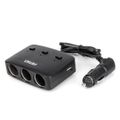 Predlžovacia zásuvka 2x USB-A ON/OFF LED 12/24V 100W 70cm AMiO-04363