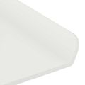 vidaXL Závesná polica 2 ks Biely 30 x 9 x 2,5 cm Oceľ