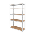 Kovový úložný regál Atos RB-1252 205x120x45 strieborný