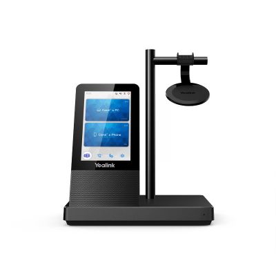 Yealink WH66 Mono DECT základňa s dotykovým LCD a s náhlavnou súpravou na jedno ucho