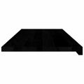 vidaXL Okenný parapet 2 ks hnedočierná 100x40x2 cm dubový masív