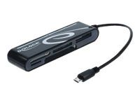 Čítačka kariet (CF I, CF II, MS, MMC, SD, xD, MS PRO Duo, microSD, SDHC, microSDHC, SXC, microSDXC, CF III) - USB