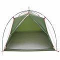 vidaXL Tunelový stan 2-miestny Zelená 185T Polyester s PU náterom