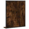 vidaXL Kúpeľňové zrkadlo s policou dymový dub 50x12x60cm kompoz. drevo