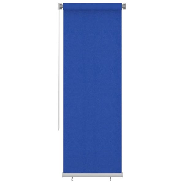 vidaXL Vonkajšia zatemňovacia roleta 85 (Š) x 230 (V) cm modrá HDPE