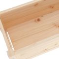 vidaXL Záhradné kvetináče 2 ks 110x31x70 cm, borovicový masív
