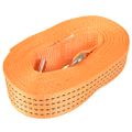 vidaXL Upínacie popruhy s račňou 4 ks, 2 tony, 8mx50mm, oranžové