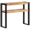 vidaXL Konzolový stolík 90x30x75 cm akáciový masív