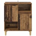 vidaXL Servírovacia skriňa Staré drevo 35 x 60 x 70 cm