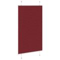 vidaXL plisovaná roleta Bordeaux červená 70x150 cm Šírka látky 69,4 cm