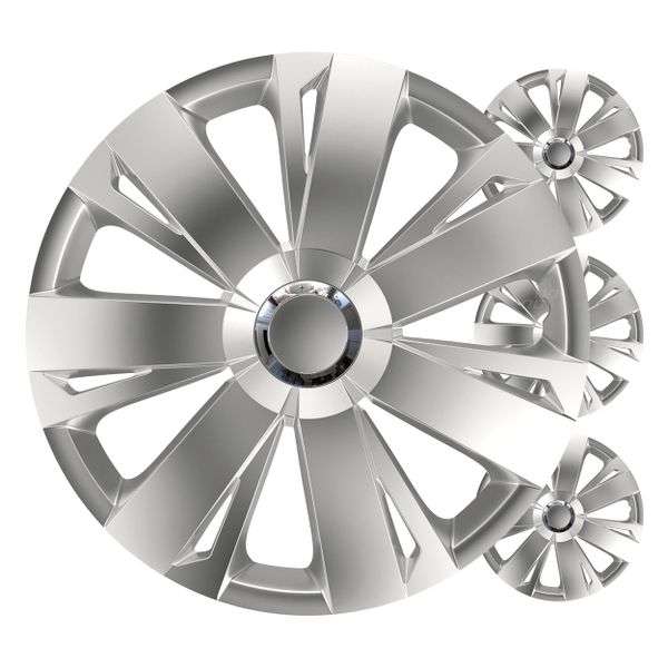Poklice Energy 16” strieborná sada 4ks COLOR BOX