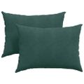 vidaXL Vankúše na pohovku 2 pcs Tmavozelená 70 x 50 cm