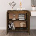 vidaXL Komoda hnedý dub 70x40x73,5 cm drevotrieska