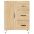 vidaXL Vysoká skrinka dub sonoma 69,5x34x180 cm spracované drevo