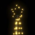vidaXL LED vianočný stromček 339 LED teplá biela 187 cm