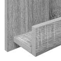 vidaXL Regál na časopisy Sivý Sonoma 43 x 11 x 102 cm Kompozitné drevo