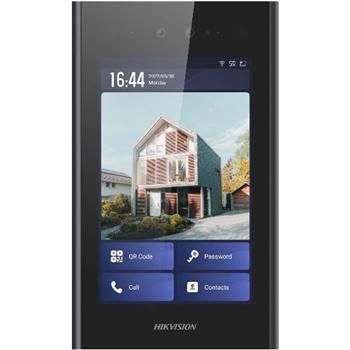 Hikvision IP dvere interkom s rozpoznávaním tváre; 8" dotykový displej; čítačka kariet Mifare