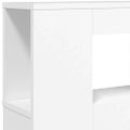 vidaXL Čelo s LED biele 220x18,5x103,5 cm kompozitné drevo