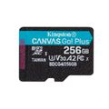 Kingston memory card 256GB microSDXC Canvas Go Plus Gen4 200MB/s A2 U3 V30 + adapter