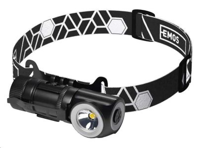 Čeľovka EMOS P3544 LED nabíjacia, 500 lm, 120 m, Li-Ion 800 mAh