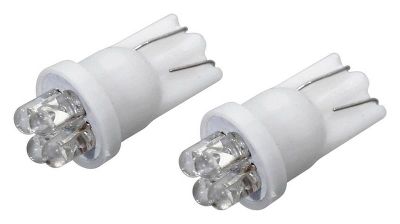 Žiarovka 4LED 12V T10 biela 2ks
