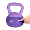 Kettlebell Soft Vinylový 8 kg REBEL ACTIVE RBA-2333-08
