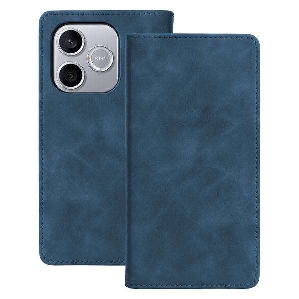 Smart Suede puzdro pre Honor 600 lite tmavomodrá