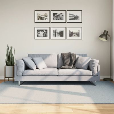vidaXL Koberec HUARTE s krátkym vlasom umývateľný modrý 160x230 cm