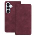 Smart Suede case for Samsung Galaxy S26 maroon