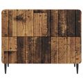 vidaXL Nočný stolík Staré drevo 62 x 34,5 x 49,5 cm Kompozitné drevo