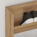 vidaXL Nástenný botník dub artisan 80x18x60 cm kompozitné drevo