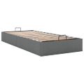 vidaXL Osmanský rám postele bez matraca tmavosivá 80x200 cm látka
