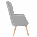 VidaXL Relaxačné kreslo Cloud Grey Fabric