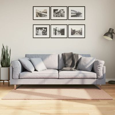 vidaXL Koberec HUARTE s krátkym vlasom umývateľný rumencový 80x150 cm