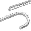 vidaXL Stanové kolíky 6 ks 41,5 cm Ø12 mm pozinkovaná oceľ