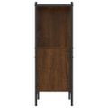 vidaXL Knižnica hnedý dub 72x28x77,5 cm kompozitné drevo
