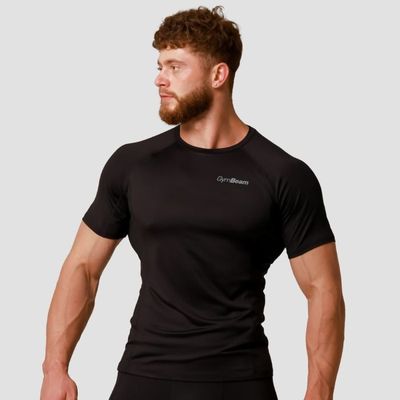 Bežecké tričko Pulse Black - GymBeam, veľkosť XL, veľkosť oblečenia XL