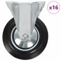 vidaXL Pevné kolieska 16 ks, 160 mm
