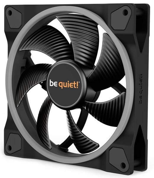 Be quiet! / ventilátor Light Wings / 140mm / PWM / ARGB Ventilátor, 140mm, Rifle ložisko, 4-pin PWM, 23,3dBA, ARGB podsvietenie, čierny