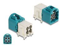 Mini FAKRA Z zástrčka štvornásobná zahnutá A-Type PCB