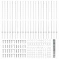 vidaXL Vonkajšie divoké oplotenie s posteľami 50 x 1,2 m Strieborná
